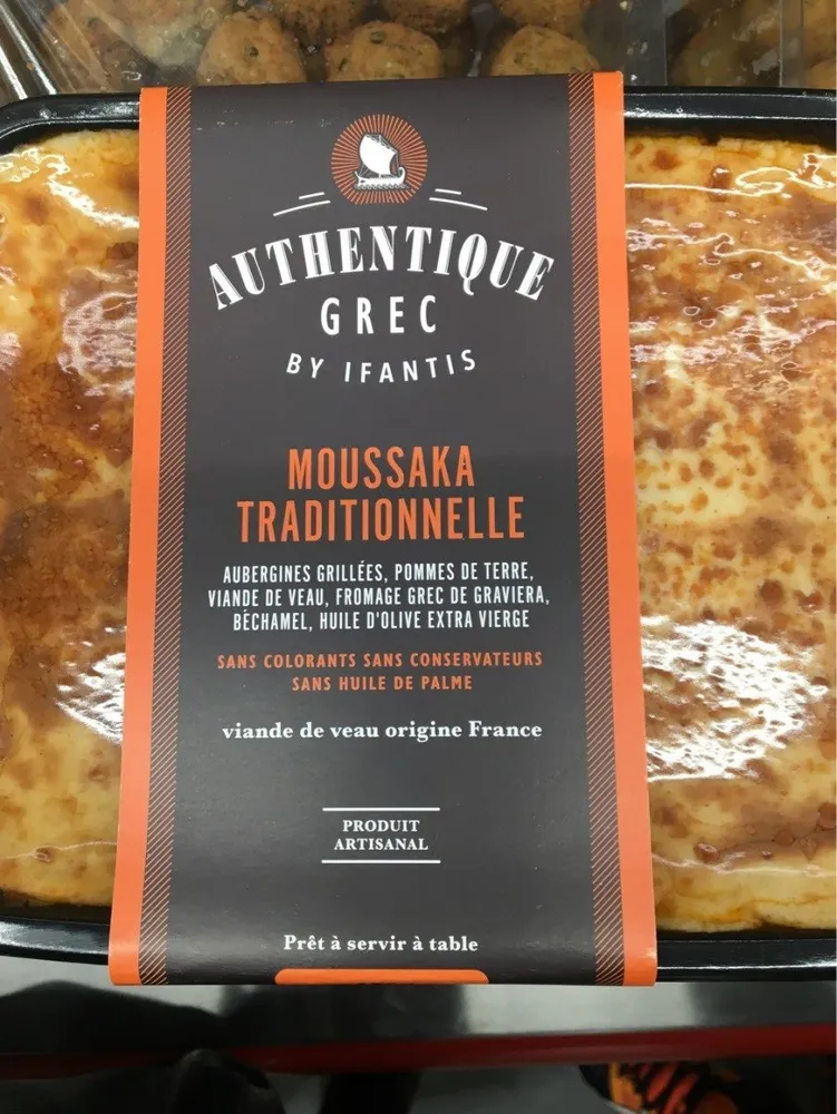 Moussaka traditionnelle