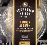 Hummus al Limón Auténtico Griego