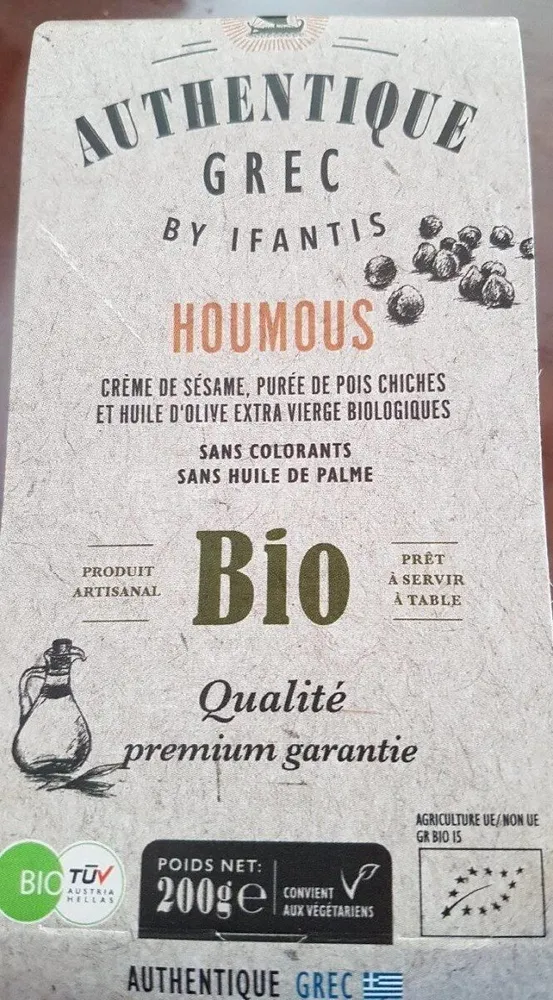 Houmous bio