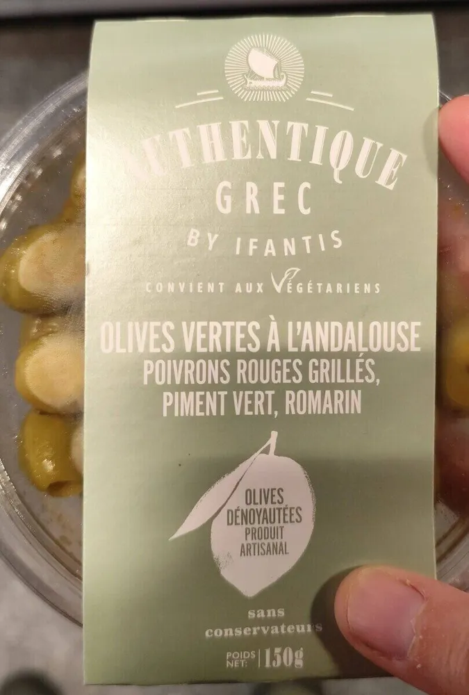 Olives vertes à l'andalouse
