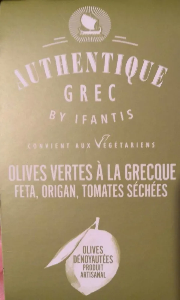 Olives vertes à la Grecque