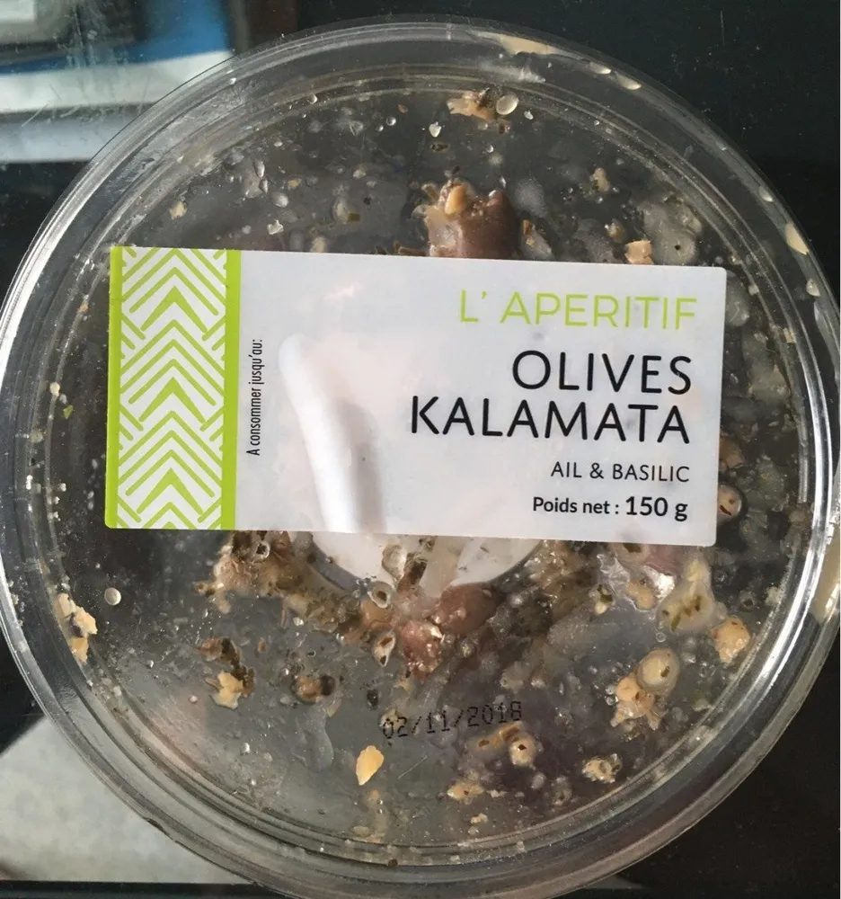 Olives Kalamata ail & Basilic
