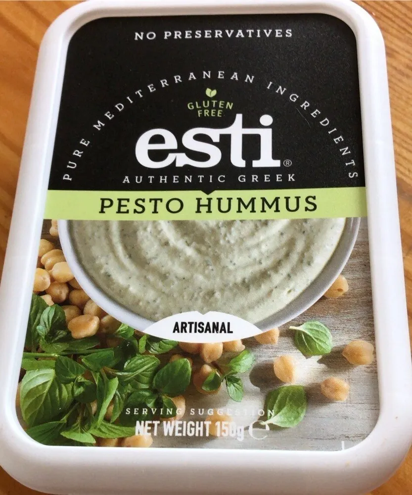 Houmous au Pesto