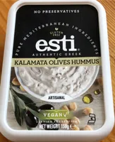 Houmous aux olives kalamata