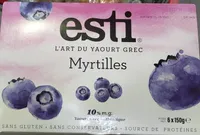Yaourt mirtilles