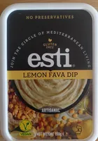 Lemon fava dip