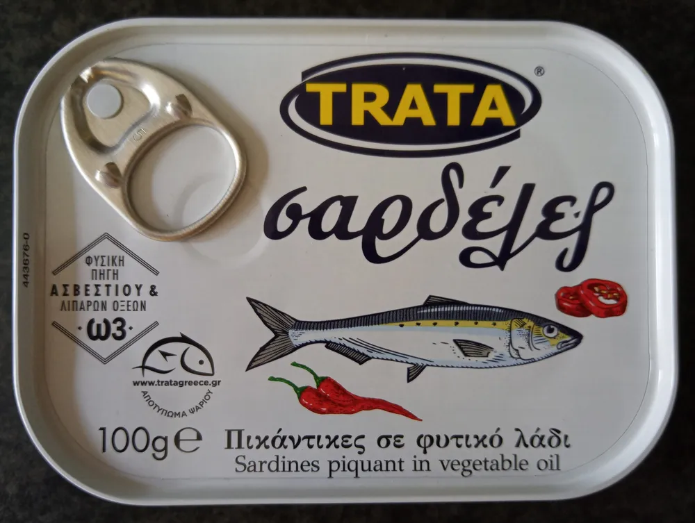 Sardines piquant in vegetable oil