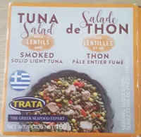 Salade thon aux lentilles et au thon pale entier fumé