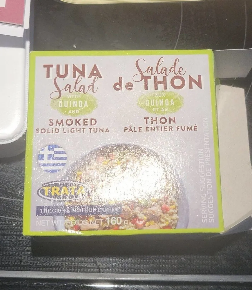 Salade thon fumé aux quinoa et au thon pâle entier fumé