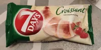 Croissant with strawberry filling