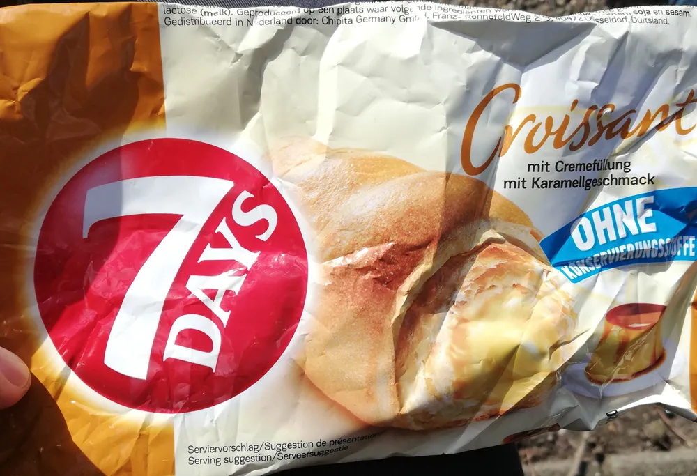 7 Days Croissant Karamellgeschmack, Karamell