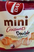 Mini croissants double cherry