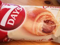 Croissant with cocoa filling