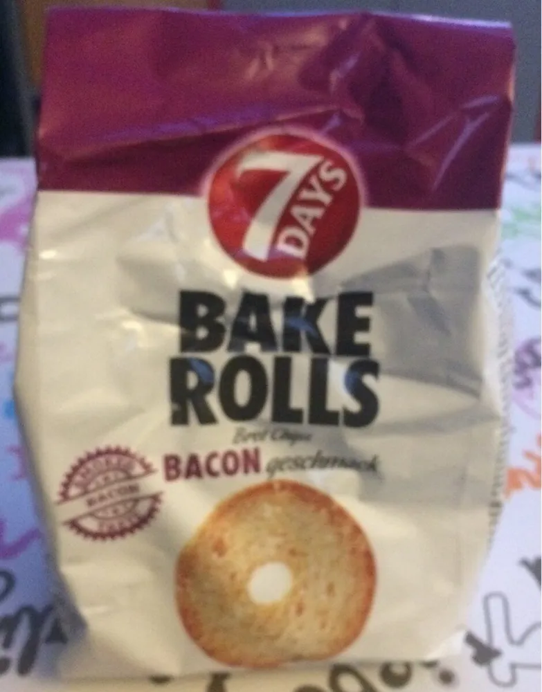 Brotchips 7 Days Bake Rolls, Schinken / Bacon