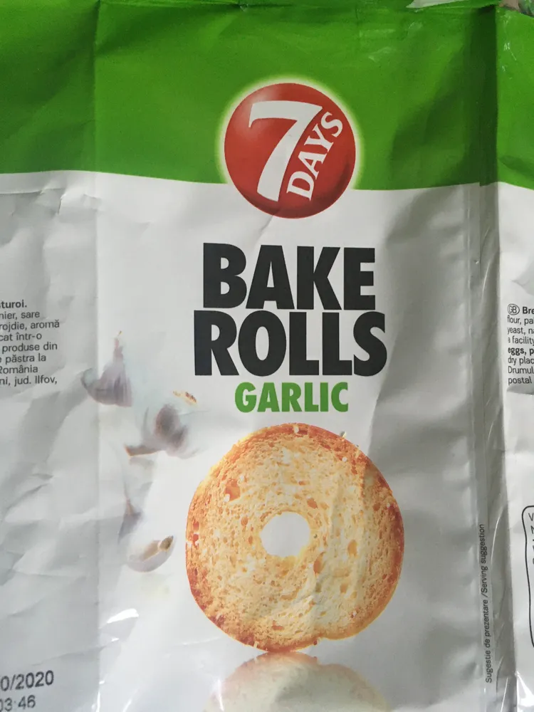 7 Days Bake Rolls Garlic