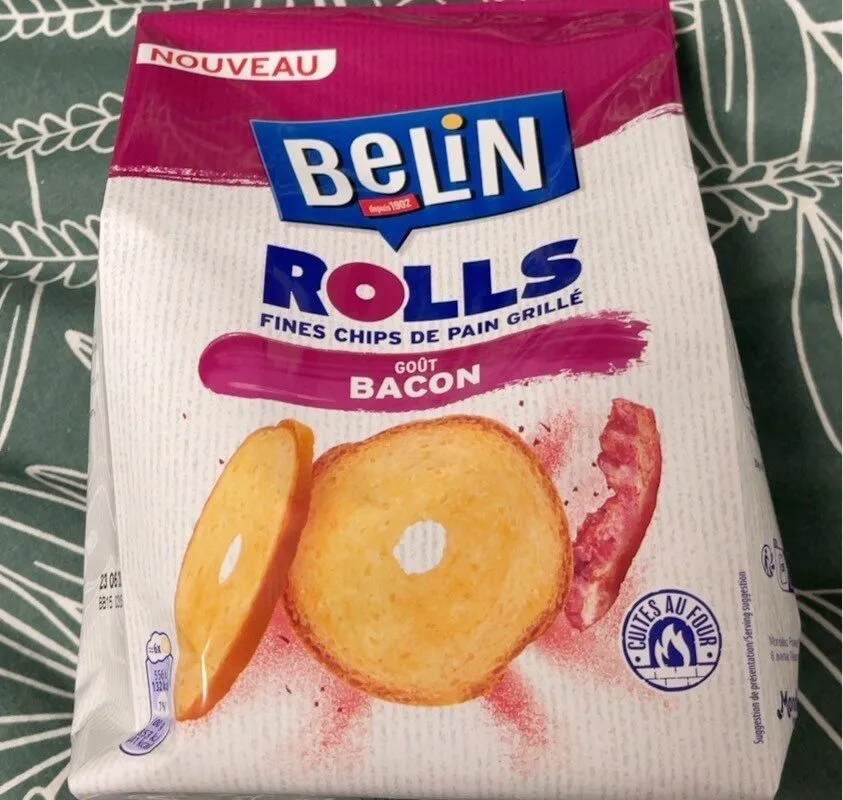 Rolls - Fine chips de pain grillé goût bacon