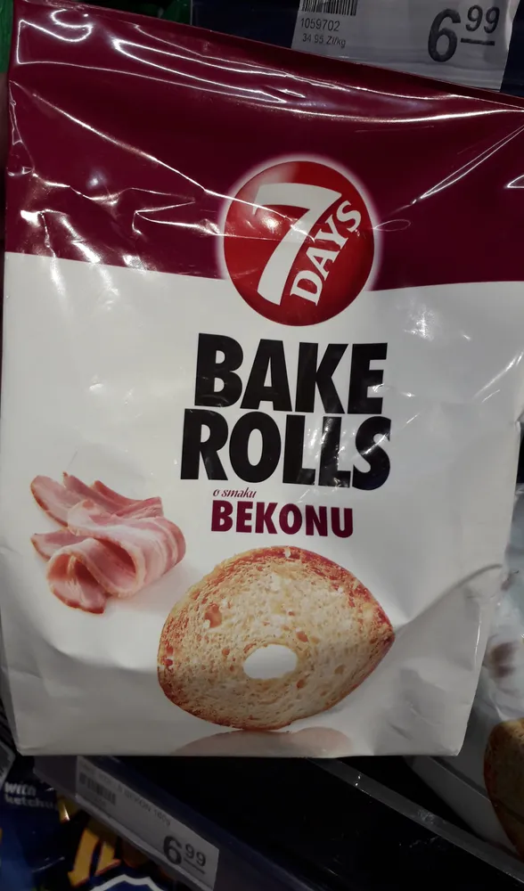 Bake rolls bacon