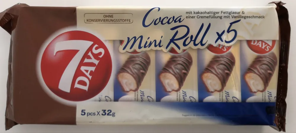 Cocoa Mini Roll x5
