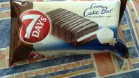 Cocoa Cake Bar with vanilla flavour cream