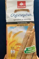 Breadsticks with sesame seeds