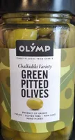 GREEN PITTED OLIVES OLÝMP