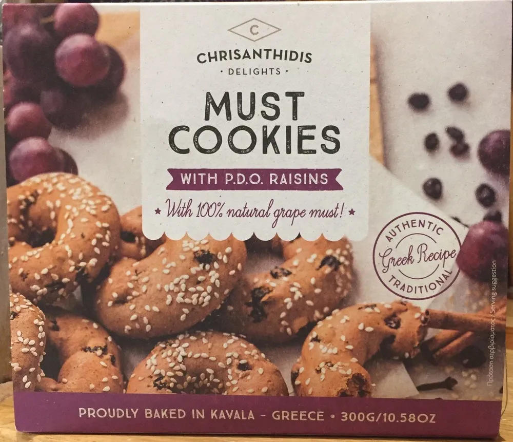 Must Cookies with P.D.O. Raisins