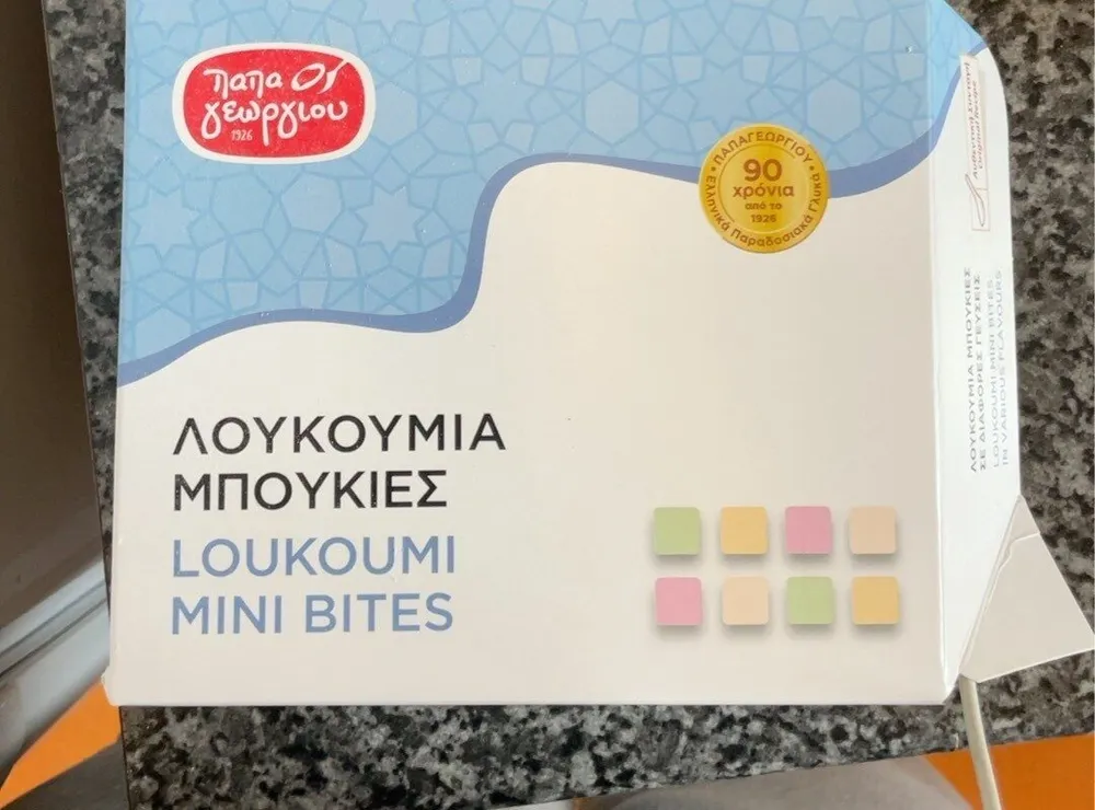 Loukoumi mini bites