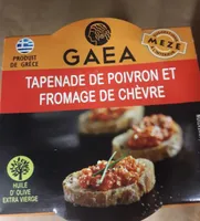 Tapenade de poivron et fromage de chèvre