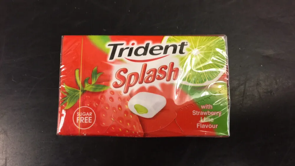 Trident Splash with strawberry lime flavour