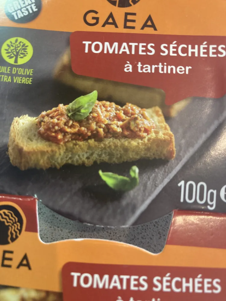 Tomates séchées à tartiner