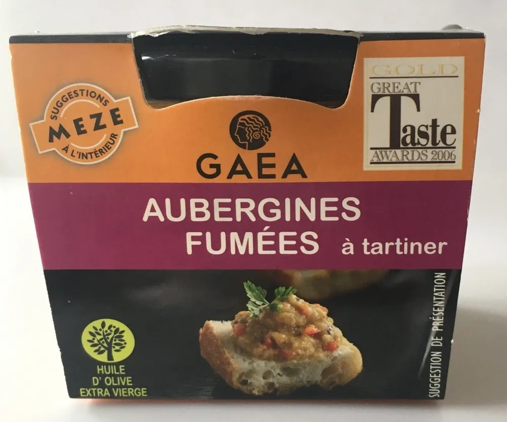 Aubergines fumées à tartiner