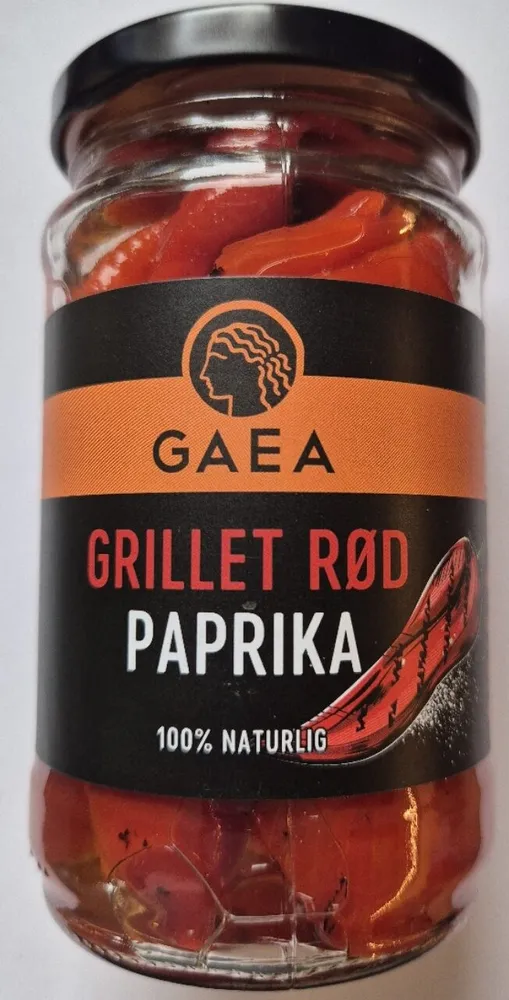 Grillet rød paprika