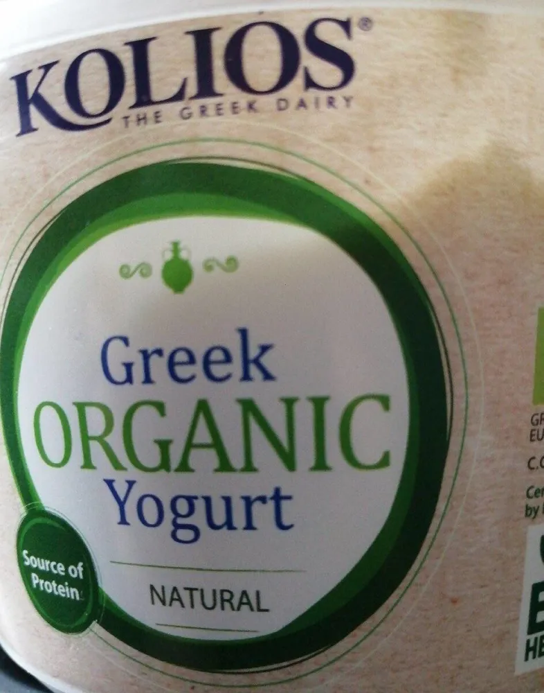 Greek organic yogurt