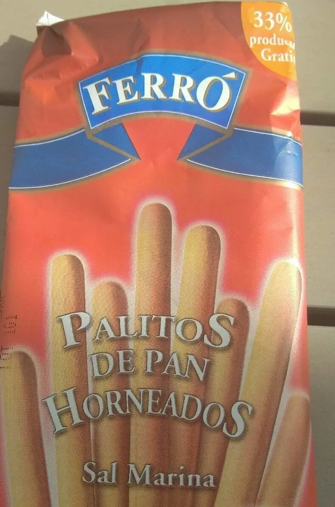 Palitos de pan horneados