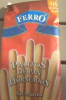 Palitos de pan horneados