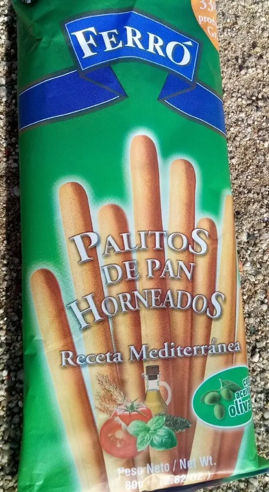 Palitos de pan horneados