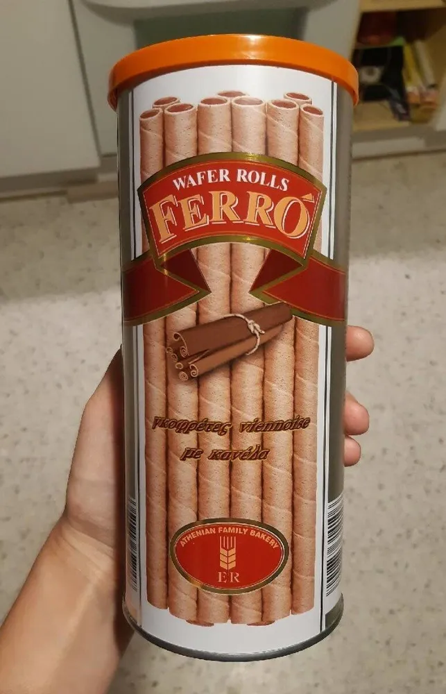 Wafer rolls ferró cannelle