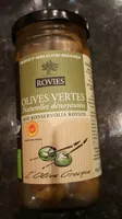 Olives vertes naturelles denoyautées