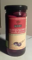 Olives noires naturelles dénoyautées de la variété kalamon