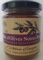 Pâte d'olives noires bio