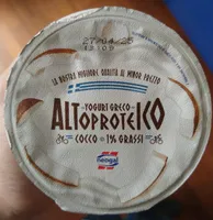 Altoproteico yogurt greco cocco