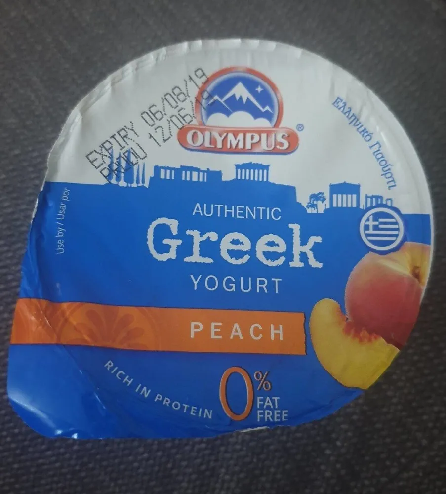 Yogurt greco alla pesca