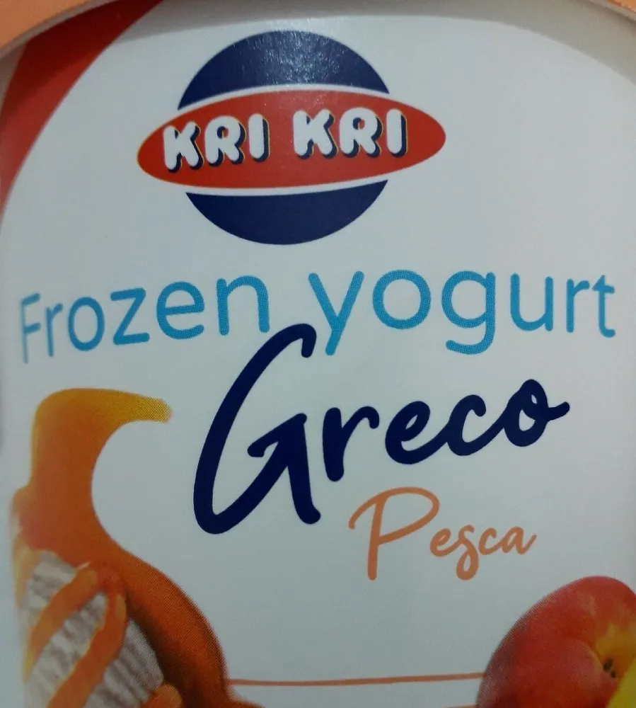 Frozen yogurt greco