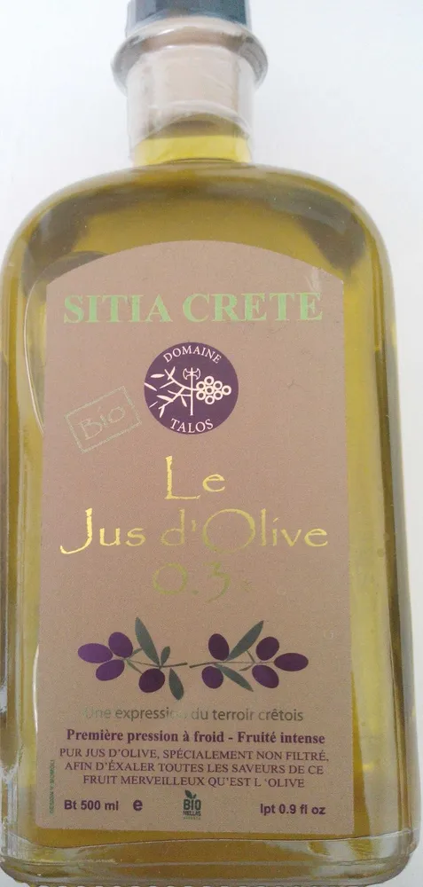 Le jus d'olive