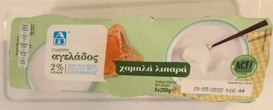ΑΒ ΓΙΑΟΥΡΤΙ ΑΓΕΛΑΔΟΣ 2% 3Χ200γρ.