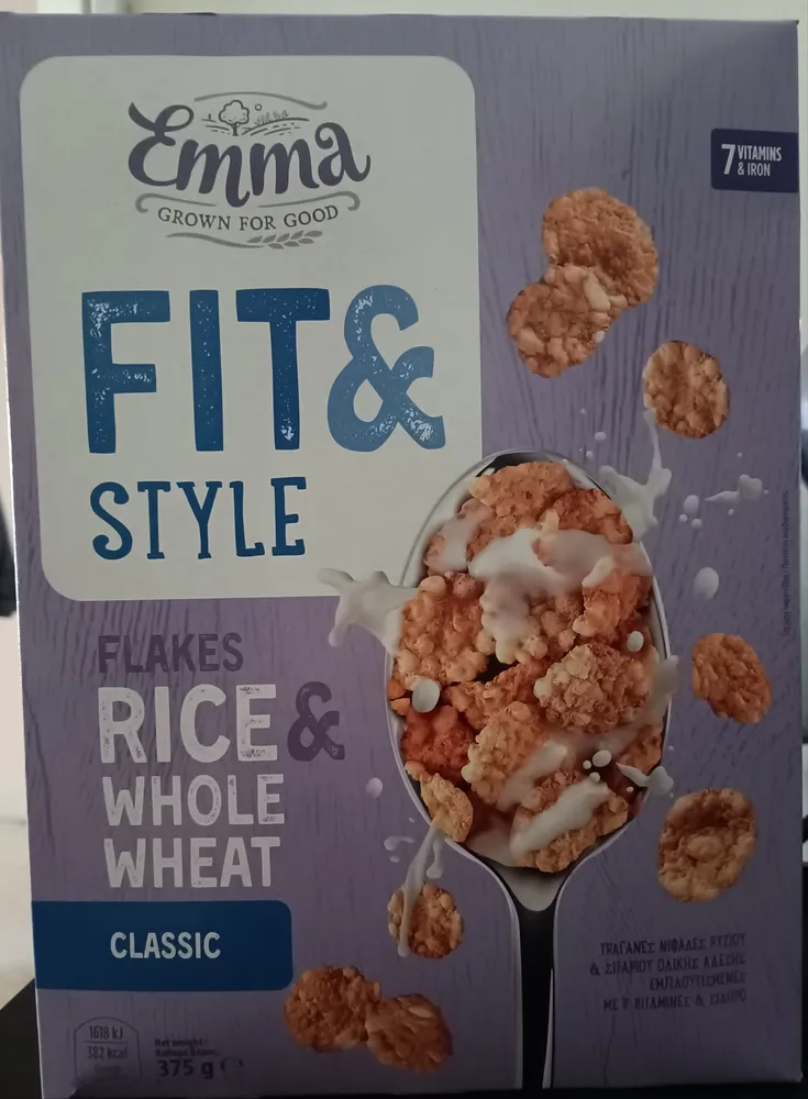 Flakes rice & whole wheat classic