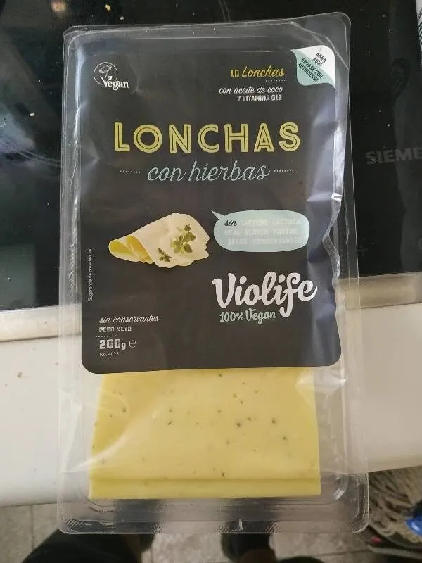 Lonchas con hierbas