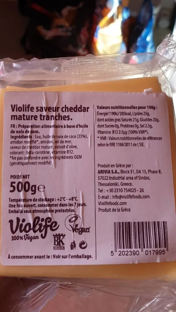 Cheddar mature  tranche