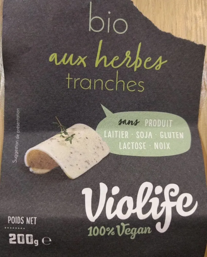 Bio aux herbes - tranches