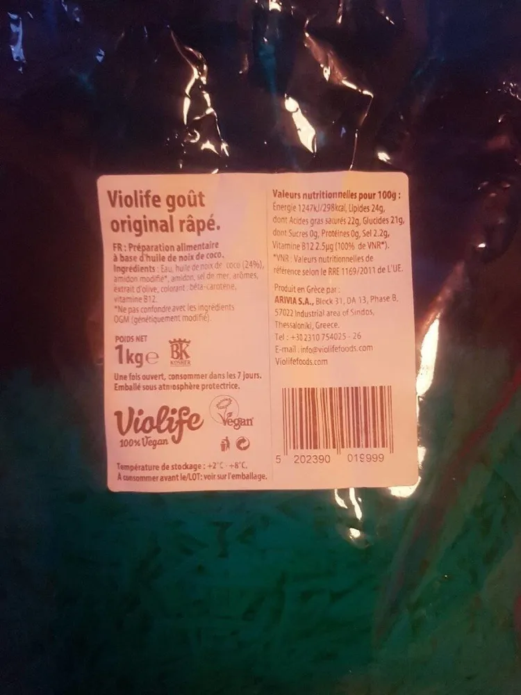 Râpé vegan violife